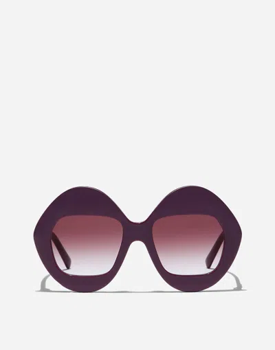Dolce & Gabbana Sunglasses Violet Maiolica In Purple