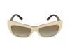 Dolce & Gabbana Sunglasses In White Leo