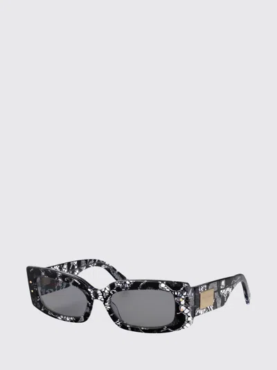 Dolce & Gabbana 0dg4479 Lace-pattern Acetate Sunglasses In Multi