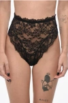 Dolce & Gabbana Super High-waisted Lace Briefs In Multi
