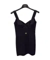 Dolce & Gabbana Black Lace And Satin Bralette Camisole In Black