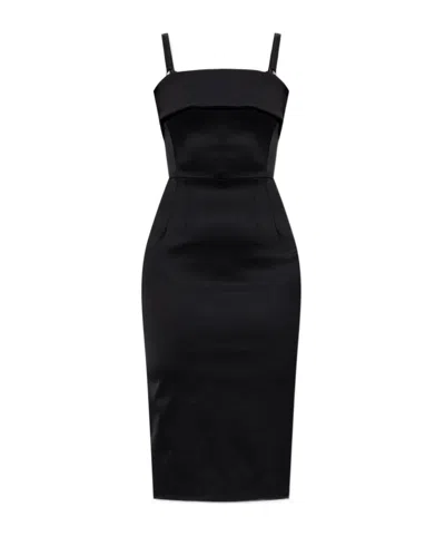 DOLCE & GABBANA SATIN STRAP DRESS