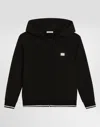 Dolce & Gabbana Bandanna-print Hoodie In Noir
