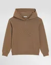 Dolce & Gabbana Hoodie With Dolce&gabbana Logo In Brown