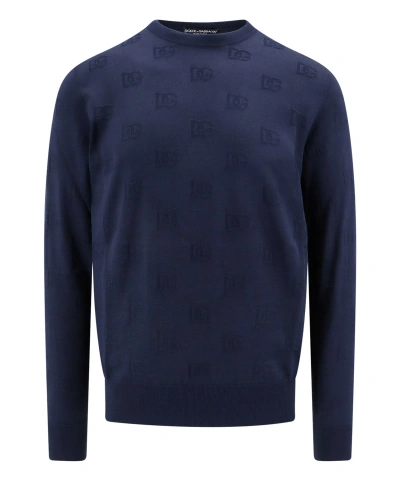 Dolce & Gabbana Sweater In Blue