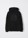 Dolce & Gabbana Hooded Sweatshirt In Black
