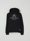 Dolce & Gabbana Hooded Sweatshirt In Black