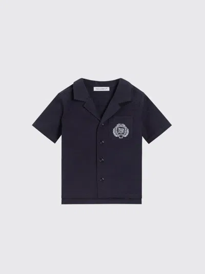 Dolce & Gabbana Babies' Shirt  Kids Color Blue