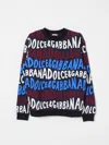 Dolce & Gabbana Felpa Giroc.man.lung In Blau