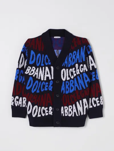 Dolce & Gabbana Sweater  Kids Color Blue In Blau