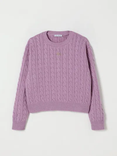 Dolce & Gabbana Sweater  Kids Color Lilac In Purple