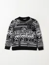 DOLCE & GABBANA SWEATER DOLCE & GABBANA KIDS COLOR MULTICOLOR,G29324005