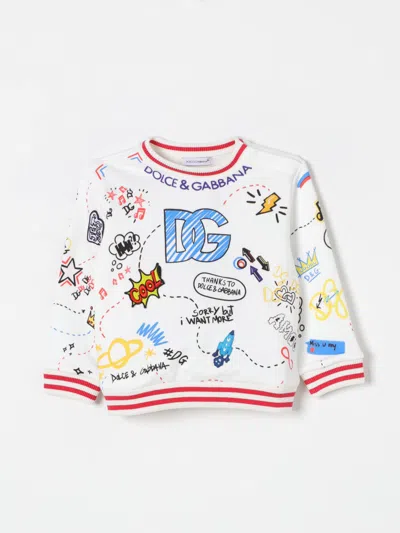 Dolce & Gabbana Babies' Sweater  Kids Color White In Weiss