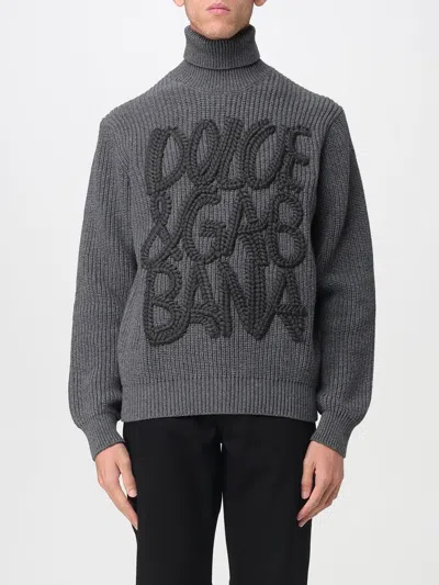 DOLCE & GABBANA SWEATER DOLCE & GABBANA MEN COLOR GREY,H39658020