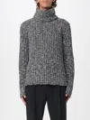 Dolce & Gabbana Turtleneck Pullover In Gray