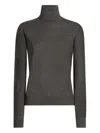 Dolce & Gabbana Turtleneck Knit Pullover Long Sleeve Style In Gray