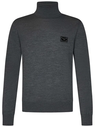 Dolce & Gabbana Sweater In Gray