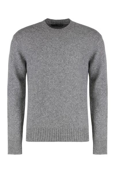 DOLCE & GABBANA DOLCE & GABBANA SWEATER WITH ROUND NECK IN WOOL BLEND