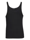 Dolce & Gabbana Fine-rib Washed Cotton Singlet