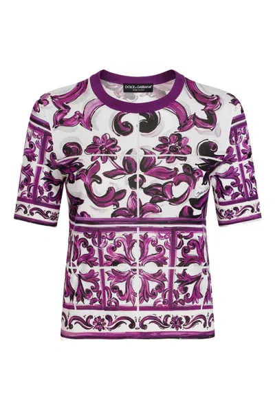 Dolce & Gabbana Sweaters In Purple