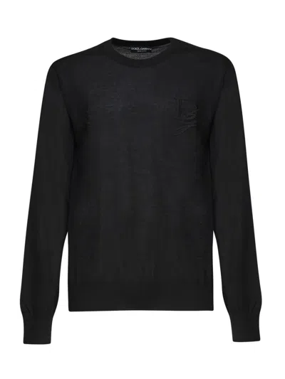 DOLCE & GABBANA DOLCE & GABBANA LOGO EMBROIDERY SWEATER