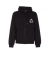 Dolce & Gabbana Hooded Sweater With Pockets And Ribbed Details In Black