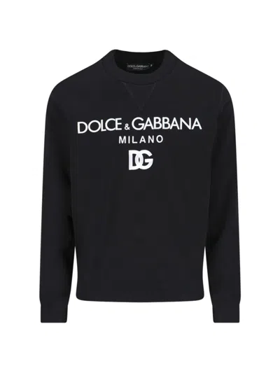 Dolce & Gabbana Jerseys & Knitwear In Black