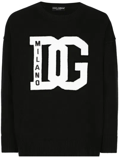 Dolce & Gabbana Logo-print Sweatshirt In ブラック