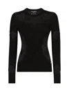 Dolce & Gabbana Sweater With Lace Inlay