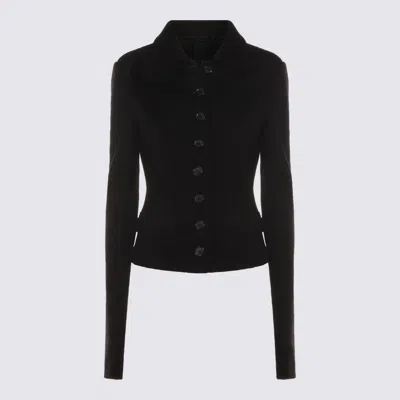 DOLCE & GABBANA SWEATERS BLACKS AND GREYS