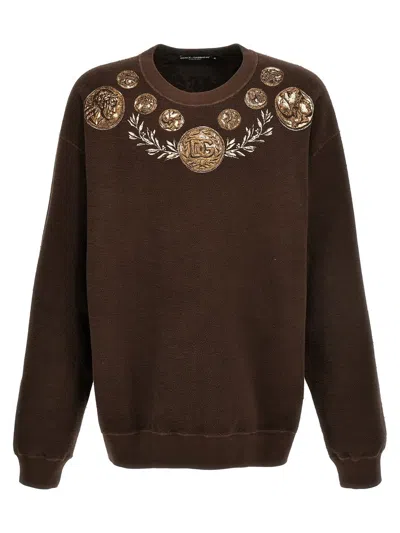 Dolce & Gabbana Sweaters In Brown