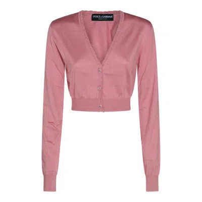 Dolce & Gabbana Sweaters Rosa Polvere In Purple