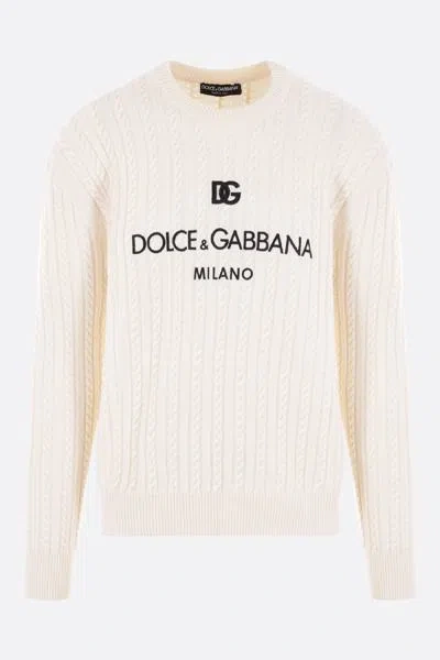 Dolce & Gabbana Jumpers In White