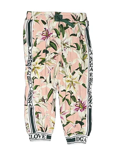 Pre-owned Dolce & Gabbana Kids' Sweatpants In Pink