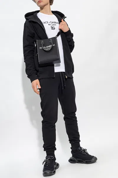 Dolce & Gabbana Sweatpants With Logo In Black