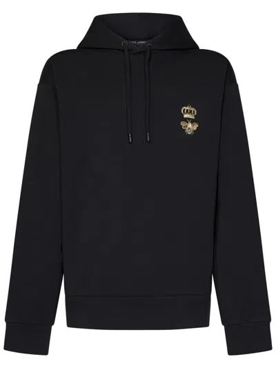 Dolce & Gabbana Sweatshirt In Black