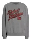 Dolce & Gabbana Jersey With Embroidery In Gray