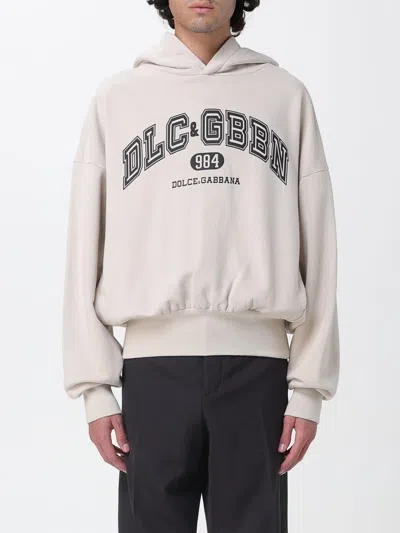 Dolce & Gabbana Sweatshirt  Men Color Beige In Neutral