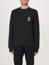 Dolce & Gabbana Crown And Bee Cotton-blend Sweatshirt In Black