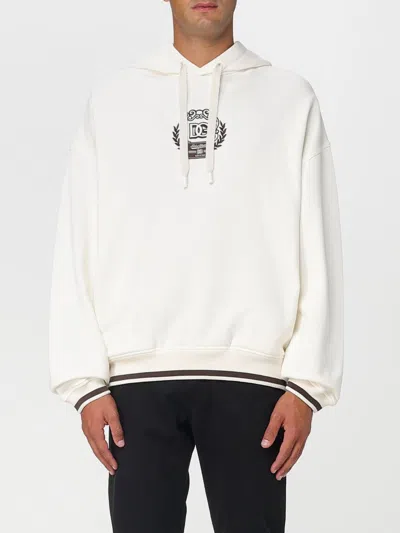 Dolce & Gabbana Sweatshirt  Men Color White In Black