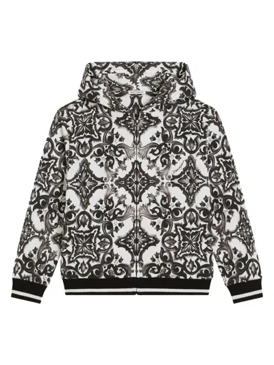 Dolce & Gabbana Cotton Sweatshirt In White