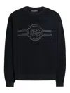 Dolce & Gabbana Sweatshirt With Embroidery In Black