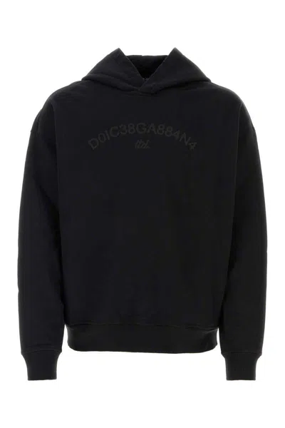 Dolce & Gabbana Sweatshirt With Logo In Black