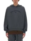 Dolce & Gabbana Cotton Sweatshirt In Gray