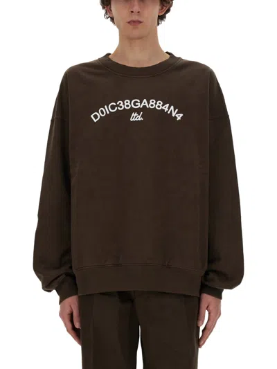 Dolce & Gabbana Emporio Armani Silk Nylon Cotton Mix In Brown