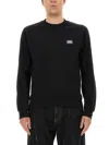 Dolce & Gabbana Sweatshirt With Logo Plaque In Black