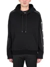 Dolce & Gabbana Men's Sweatshirt With Logoed Band In Black