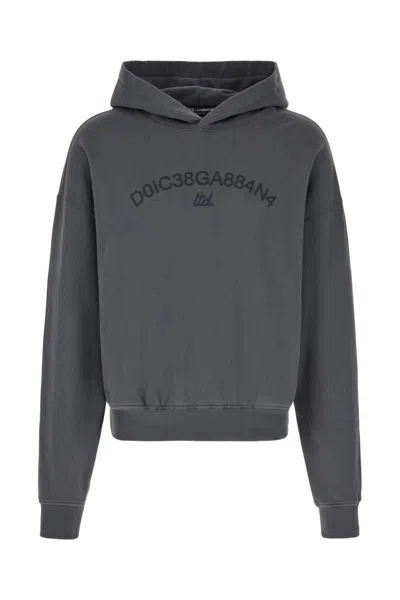 Dolce & Gabbana Sweatshirts In Gray