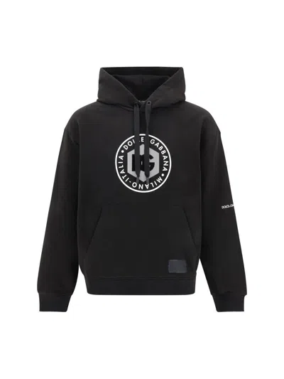 Dolce & Gabbana Logo Sweatshirt In Black  