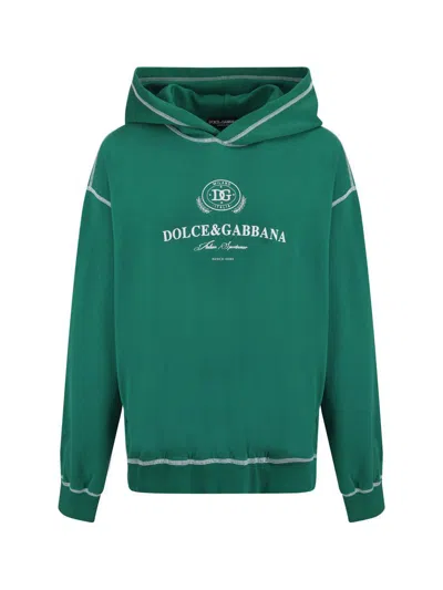 Dolce & Gabbana Sweatshirts In Green